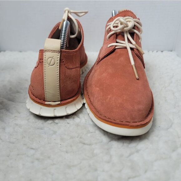 Cole Haan ZeroGrand Suede Oxford Shoes Men’s 9M Rust Brown Grand.OS Lace Up Up main image 7